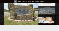 Desktop Screenshot of crosswindscondominiums.com